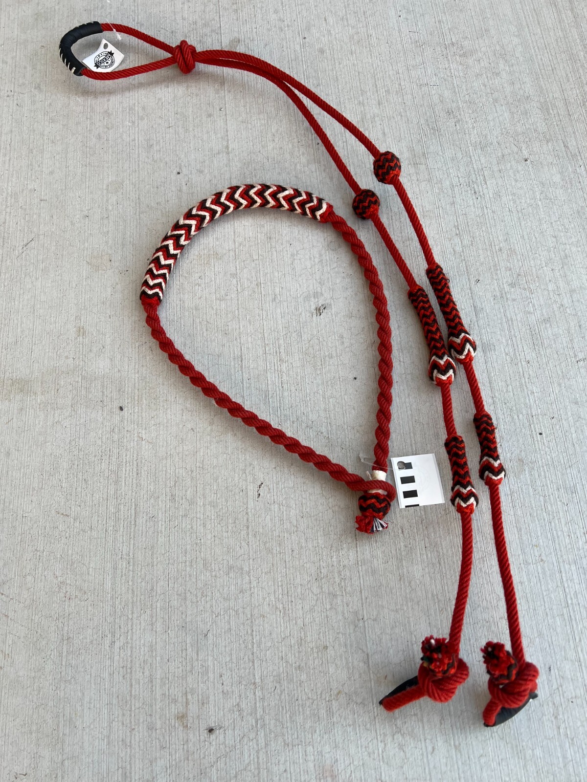 Orange Charro Horse Reins and Bosal set Riendas Charras y Bosal Color Naranja