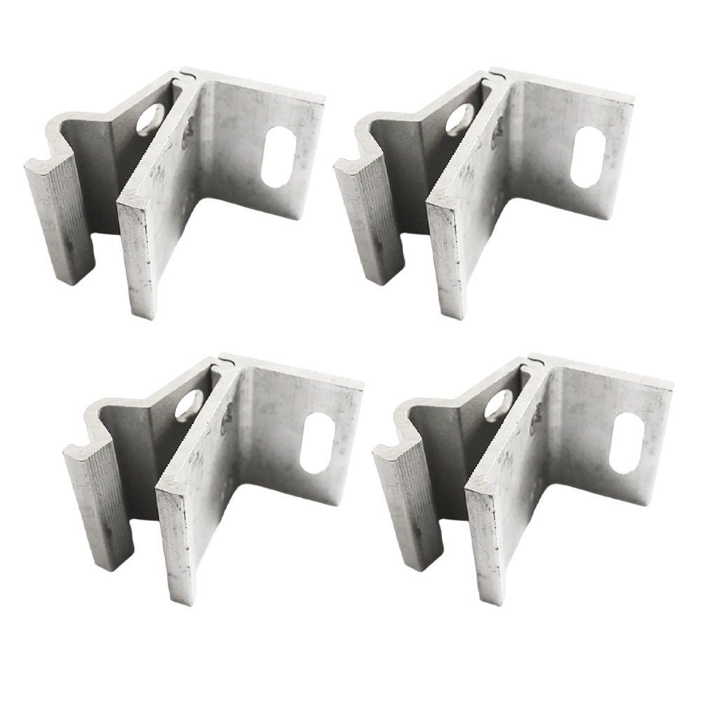 Aluminum Alloy Photovoltaic Fixture 4pcs for Stable and For Easy Roof Mounting