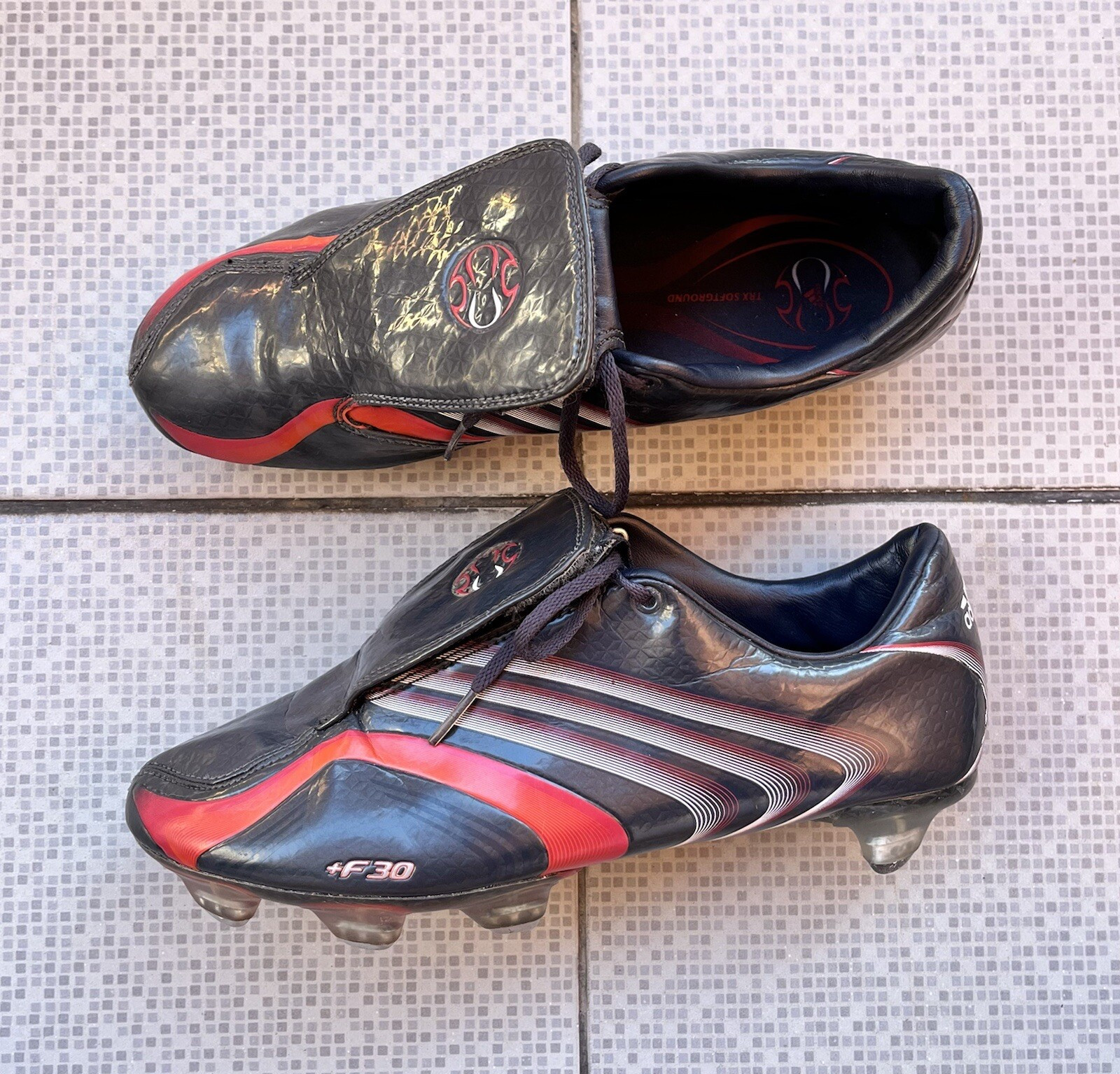 Adidas +F30 F30 TRX SG 2006 Retro Football Boots Soccer Cleats US 8.5 FR 42 UK 8