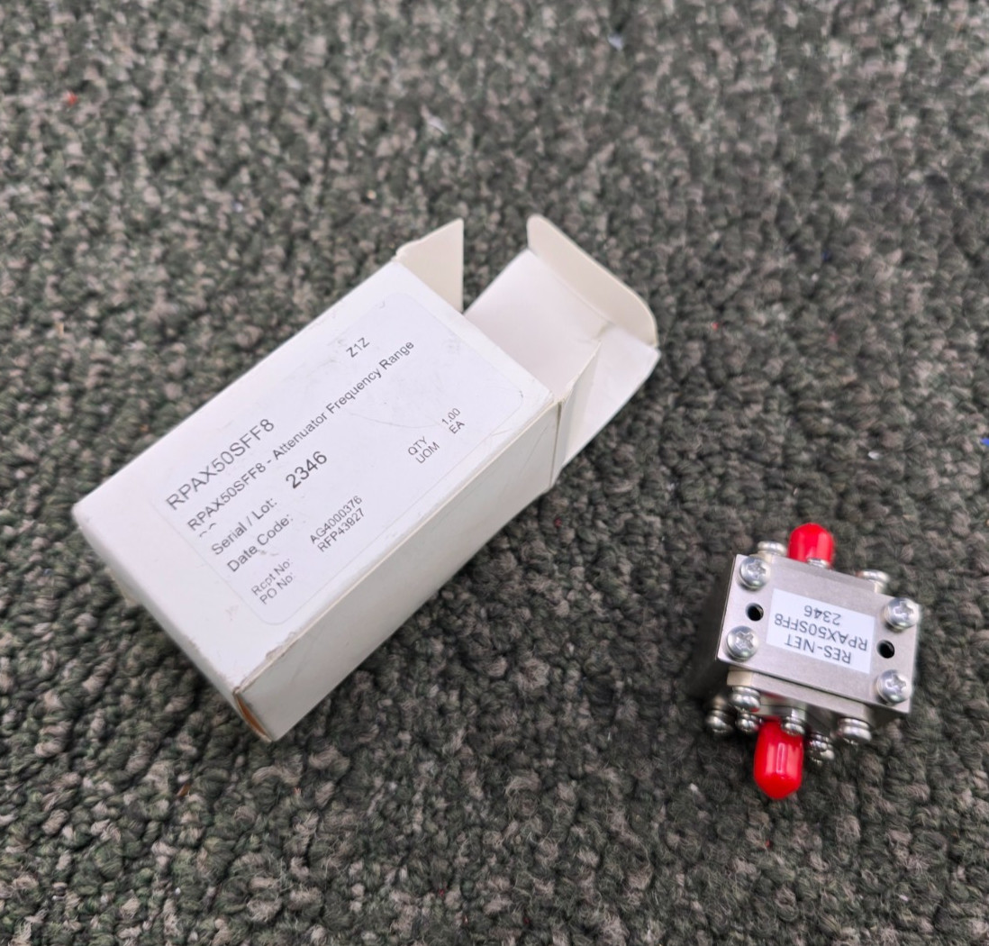RES-NET RPAX50SFF8 Attenuator Frequency Range Replacement