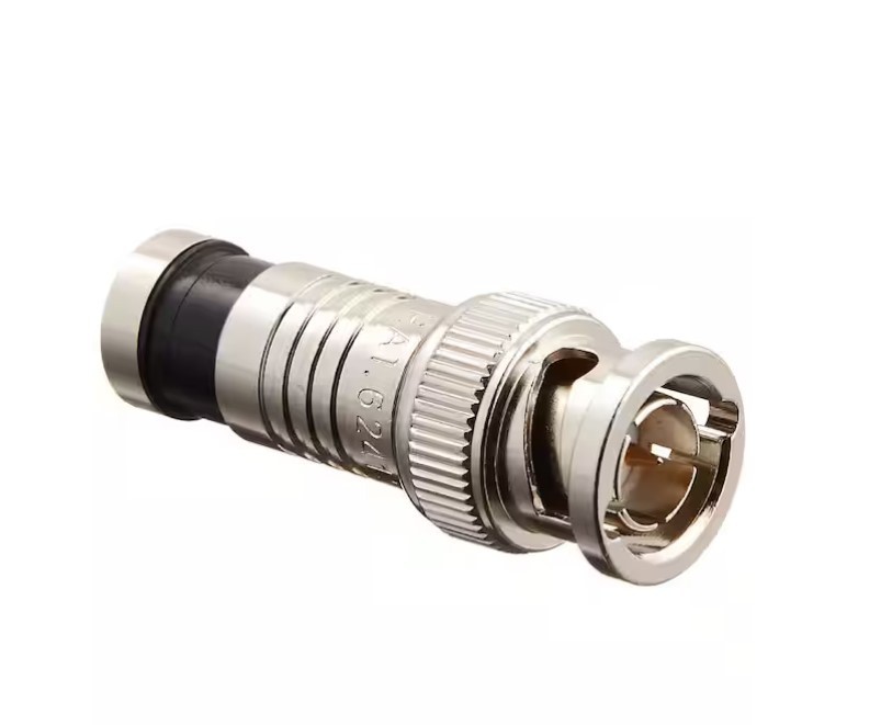 Platinum Tools BNC RG6 Compression Connectors Nickel Plated - 8 Pack