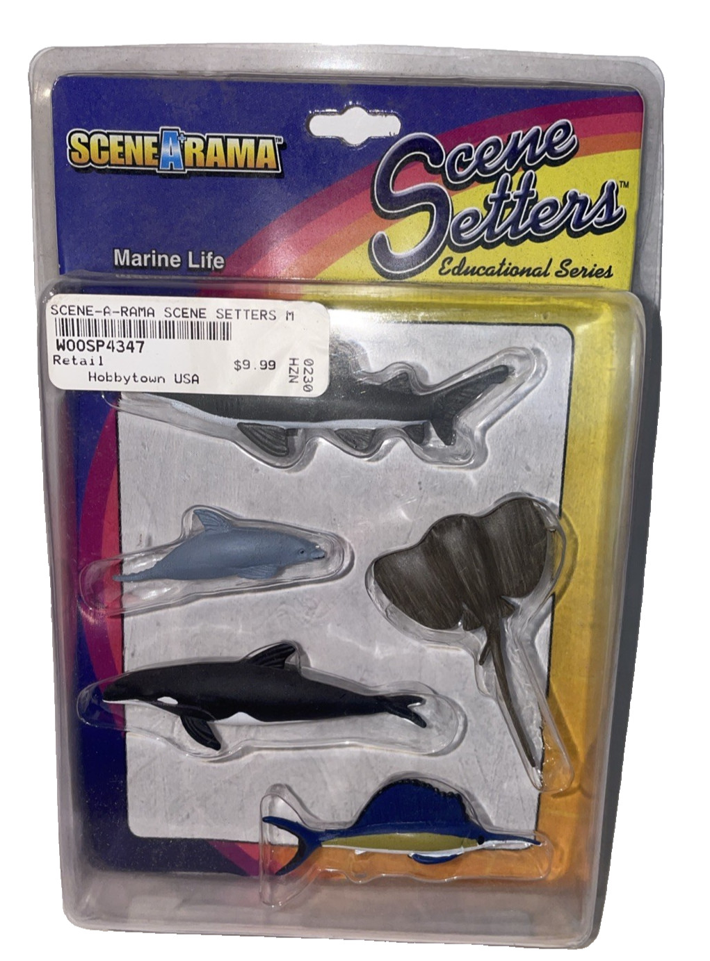 Woodland Scenics Marine Life Figures SP4347 Scene-A-Rama (Set of 5) New in Packg