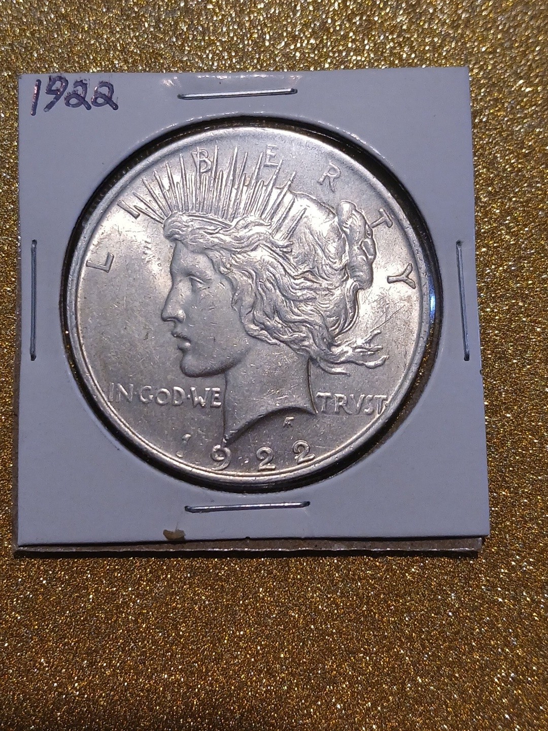 1922 Peace Silver Dollar See Pics Self Grade