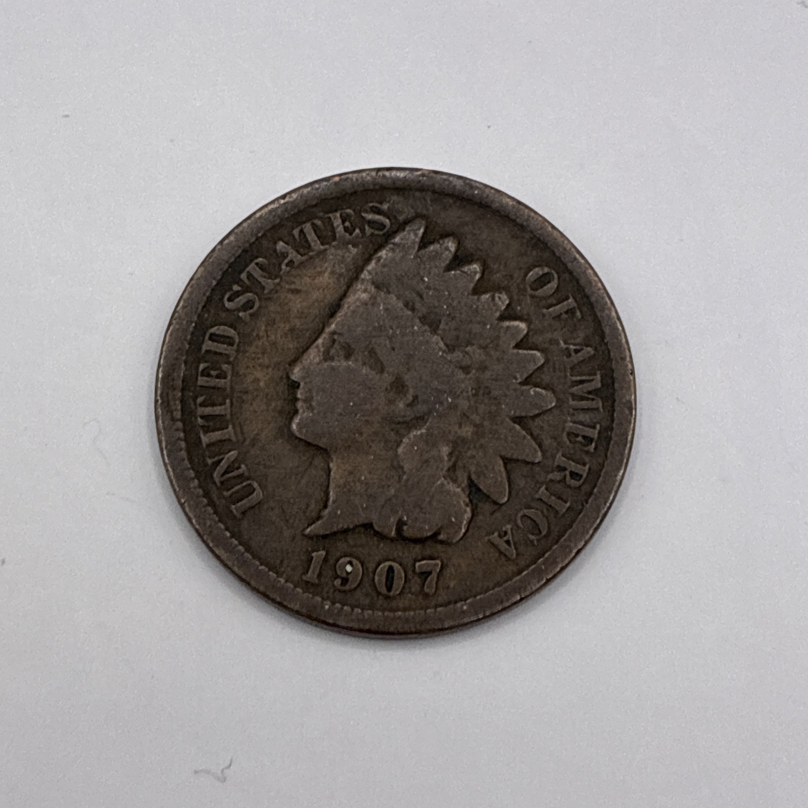 1907 Philadelphia Mint Small Cent Indian Head