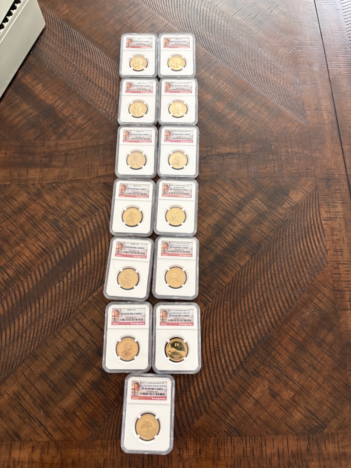 Sacagawea Native American Dollar NGC PF 69 Ultra Cameo 2000-2012 ( 13 coins)