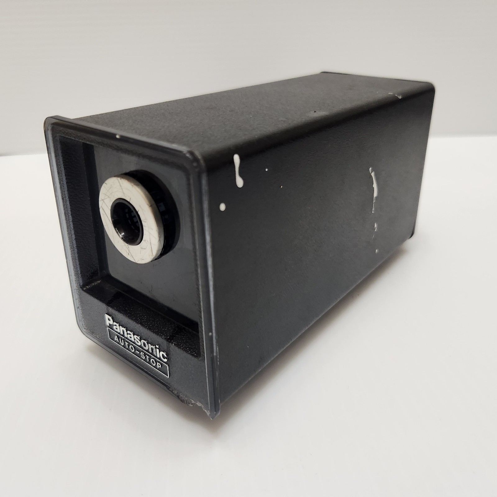 Vintage Panasonic KP-77N Auto-Stop Electric Pencil Sharpener Black Made in Japan
