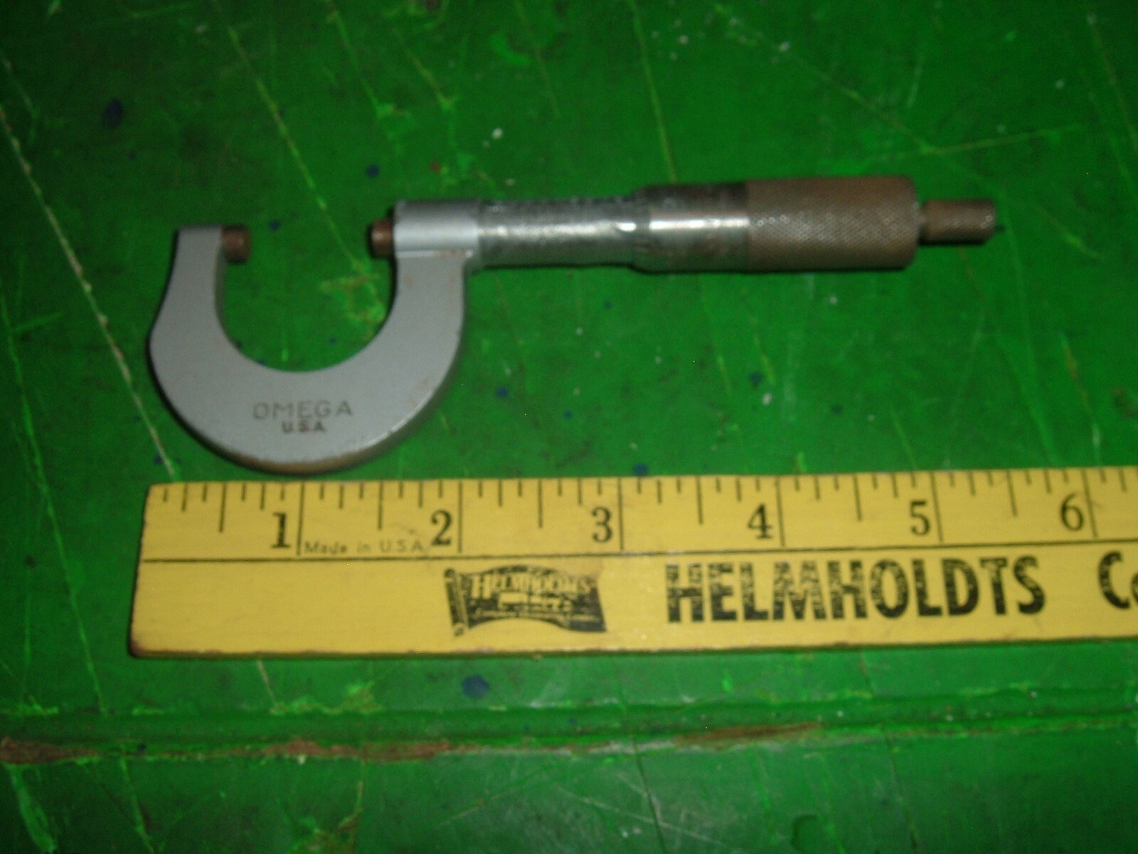 Vintage Omega Caliper Measuring tool work shop metal working measuring tool