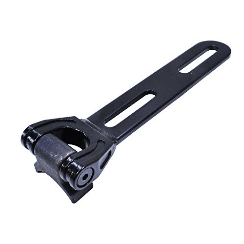 Motorcycle Solo Seat Bracket Hinge with Weld on Frame Mount - GLOSS BLACK