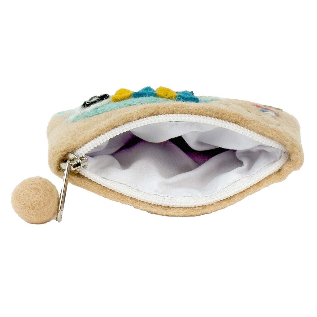 Camper Van Felt Coin Purse