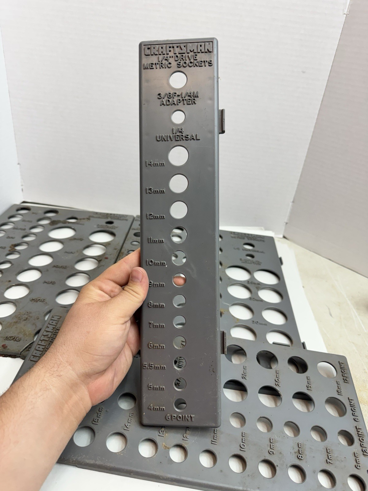 Craftsman Socket Organizer Set fair condition