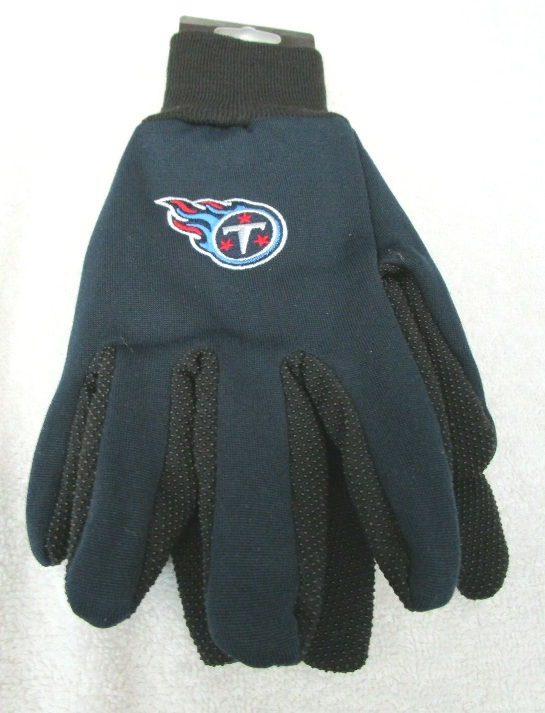 Tennessee Titans Navy Blue with Team Logo Licensed NFL Sport Utility Gloves-New!