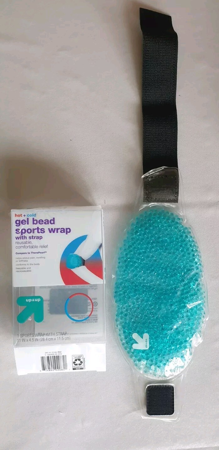 HOT + COLD GEL BEAD SPORTS WRAP with STRAP - New Opened Package