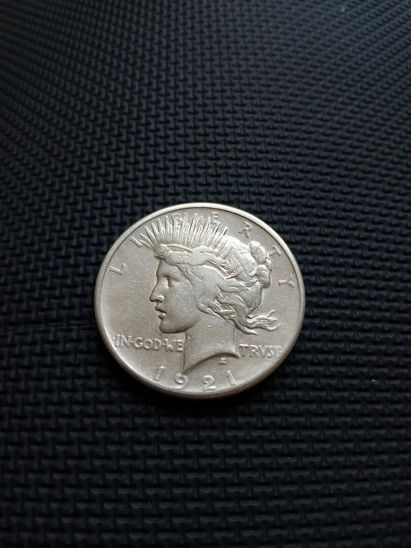 1921 Peace Dollar With Double O In ONE Free Shipping in USA
