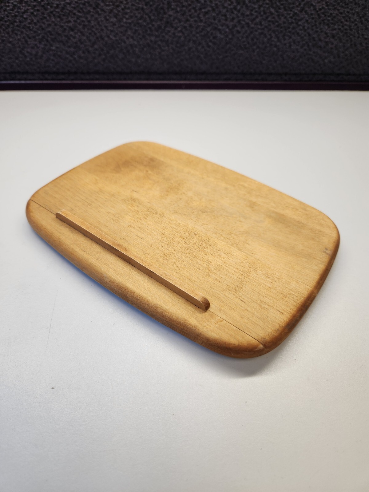 Longaberger Small Wooden Rectangle Lid 8.25” by 6”, Good Condition