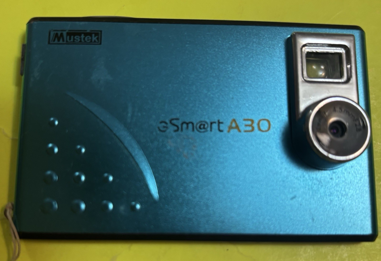 Mustek GSmart A30 Digital Camera Teal Blue Good Condition Fast Shipping