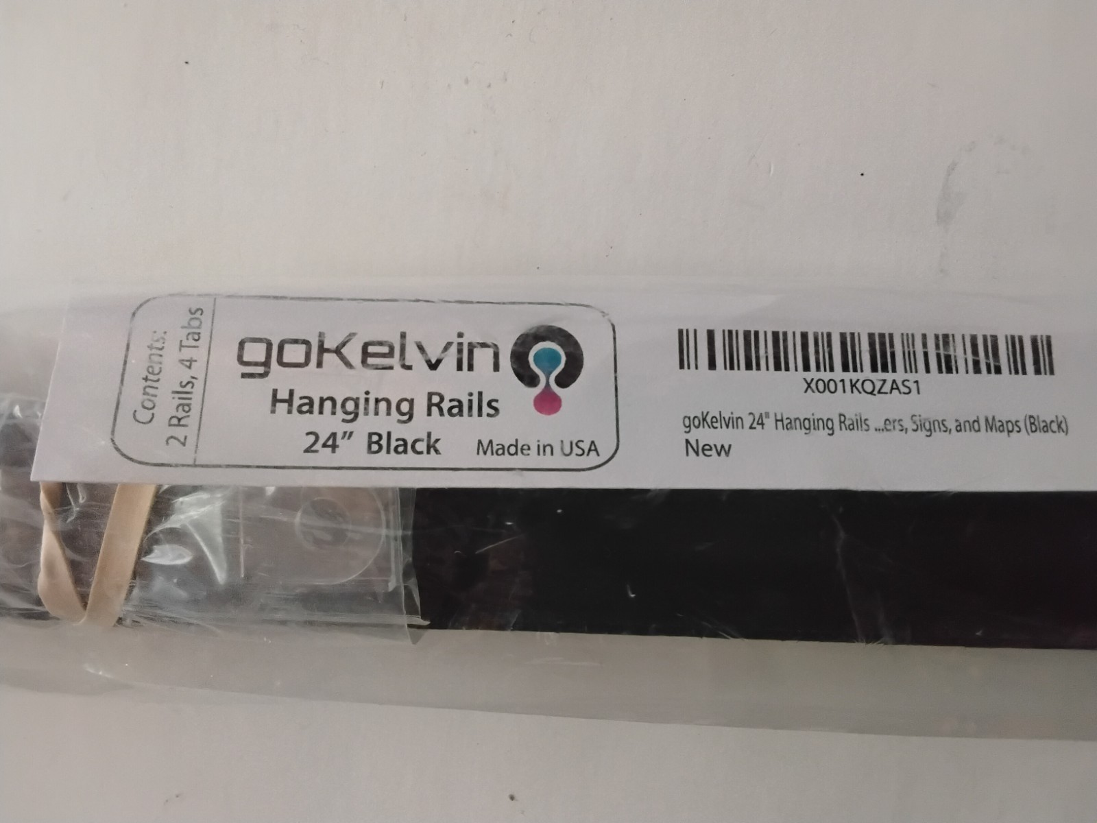 Go Kelvin 24" Hanging Rails In Black