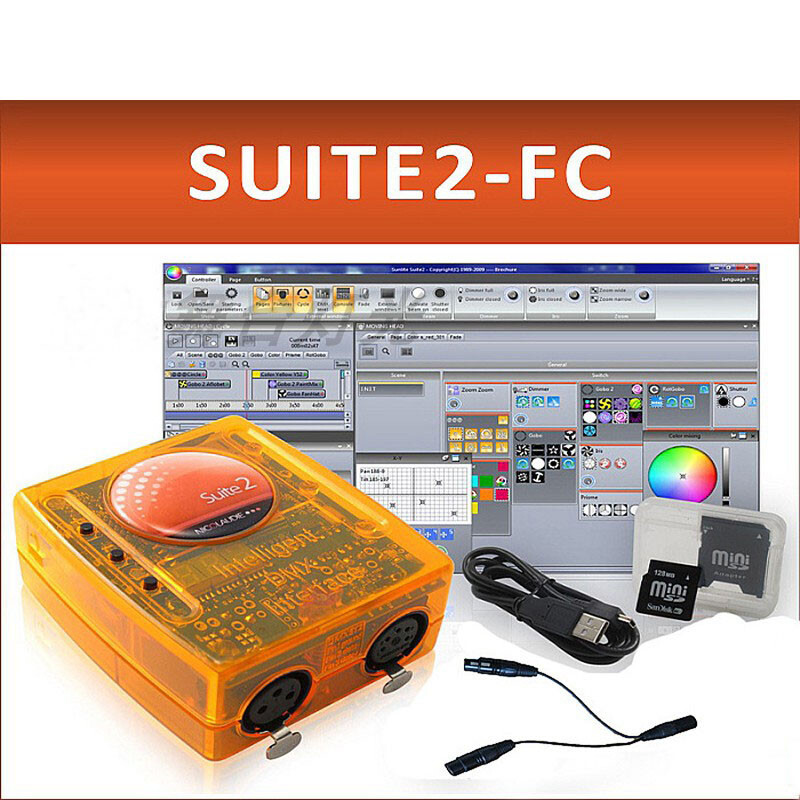 Sunlite Suite 2 FC DMX-USD Controller New DMX 1536 Channel Lightning Interface