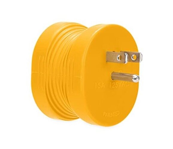 Heavy Duty RV Auto PowerGrip Adapter- Contoured Shape For Easy Grip 15M/30F