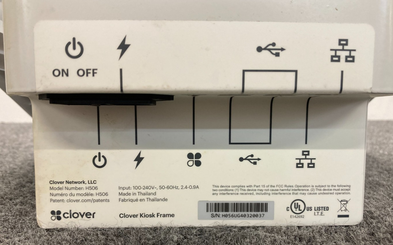 Clover S506 Kiosk Display (Unit Only) - Open Box -