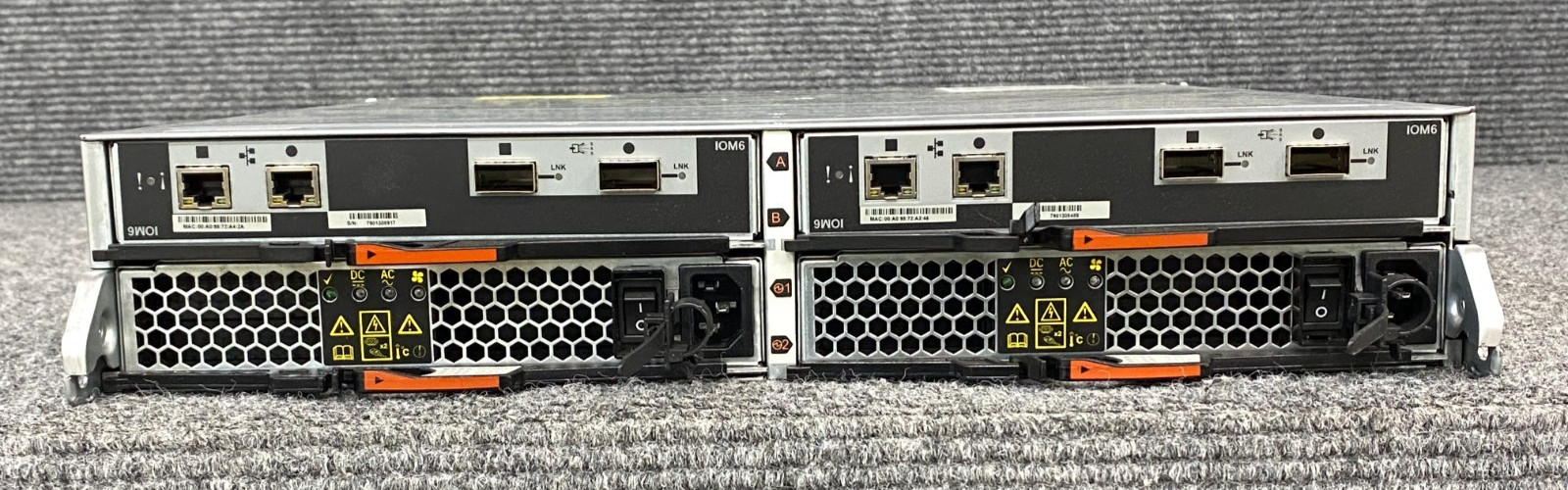 NetApp NAJ-1001 24-Bay Storage Array, 2x Controllers, 2x PSU w/ Power Cord