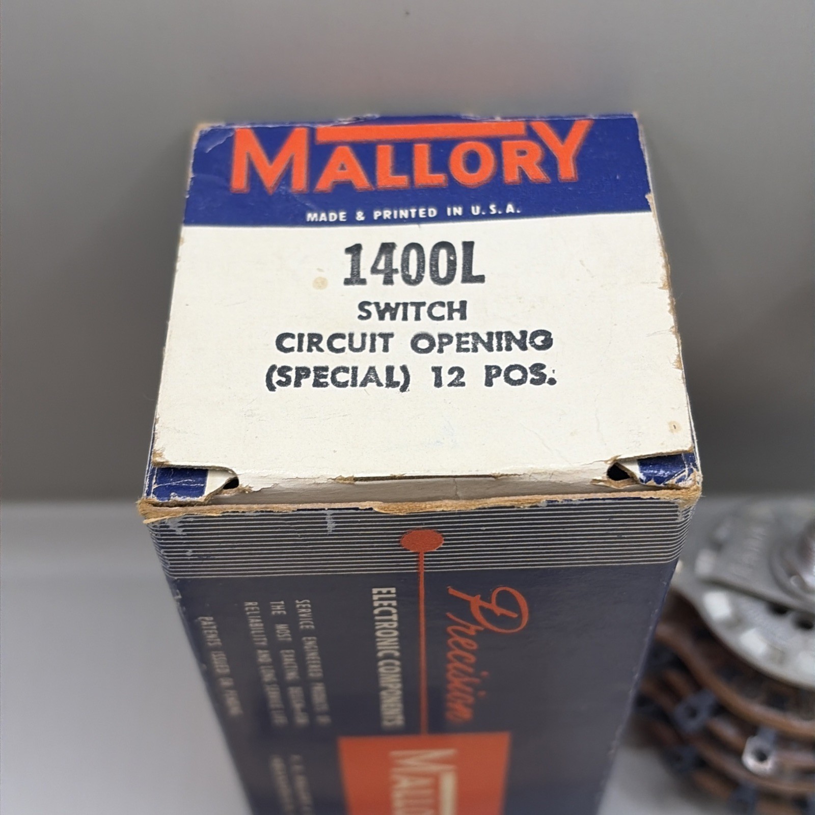 Mallory 1400L Switch Circuit Opening Special 12 Position New In Box