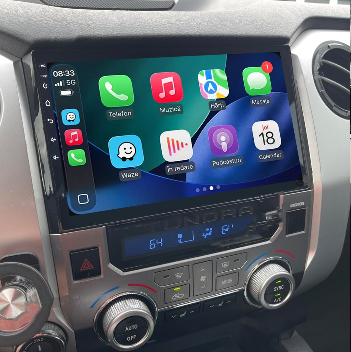 9'' for Toyota Tundra 2014-2021 Car Stereo Radio Android 15 WIFI CarPlay 2+32GB