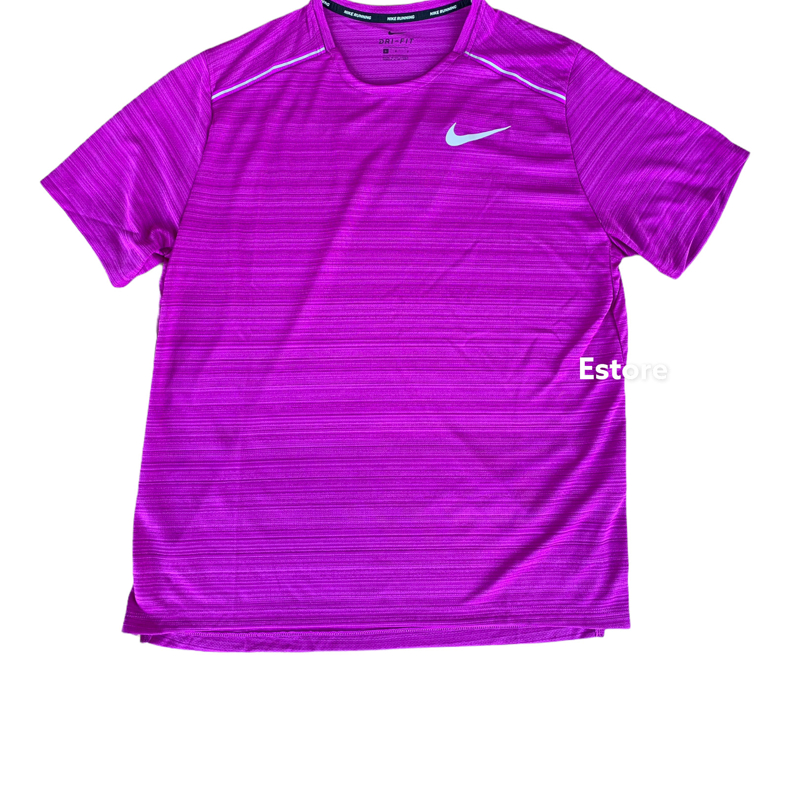 Nike Dri-FIT Miler Running T-Shirt CU5992-551 Lght/Purple Men's Size S-2XL NEW