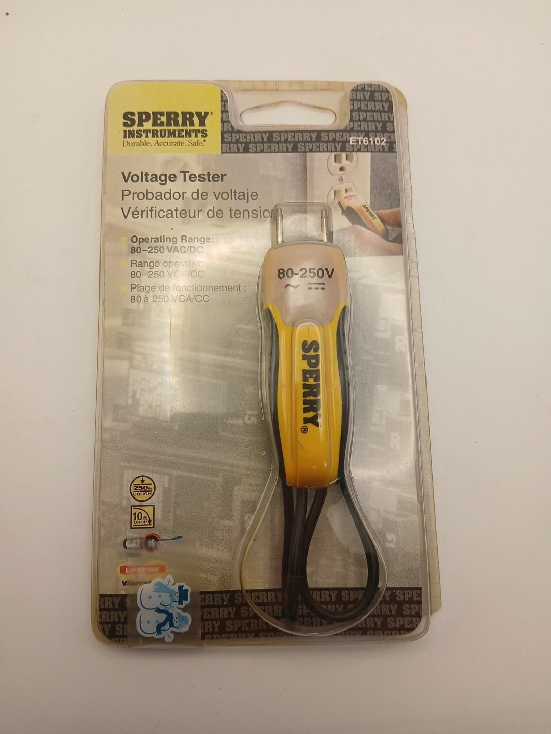 Sperry Instruments Voltage Tester #ET6102  NEW OPEN BOX