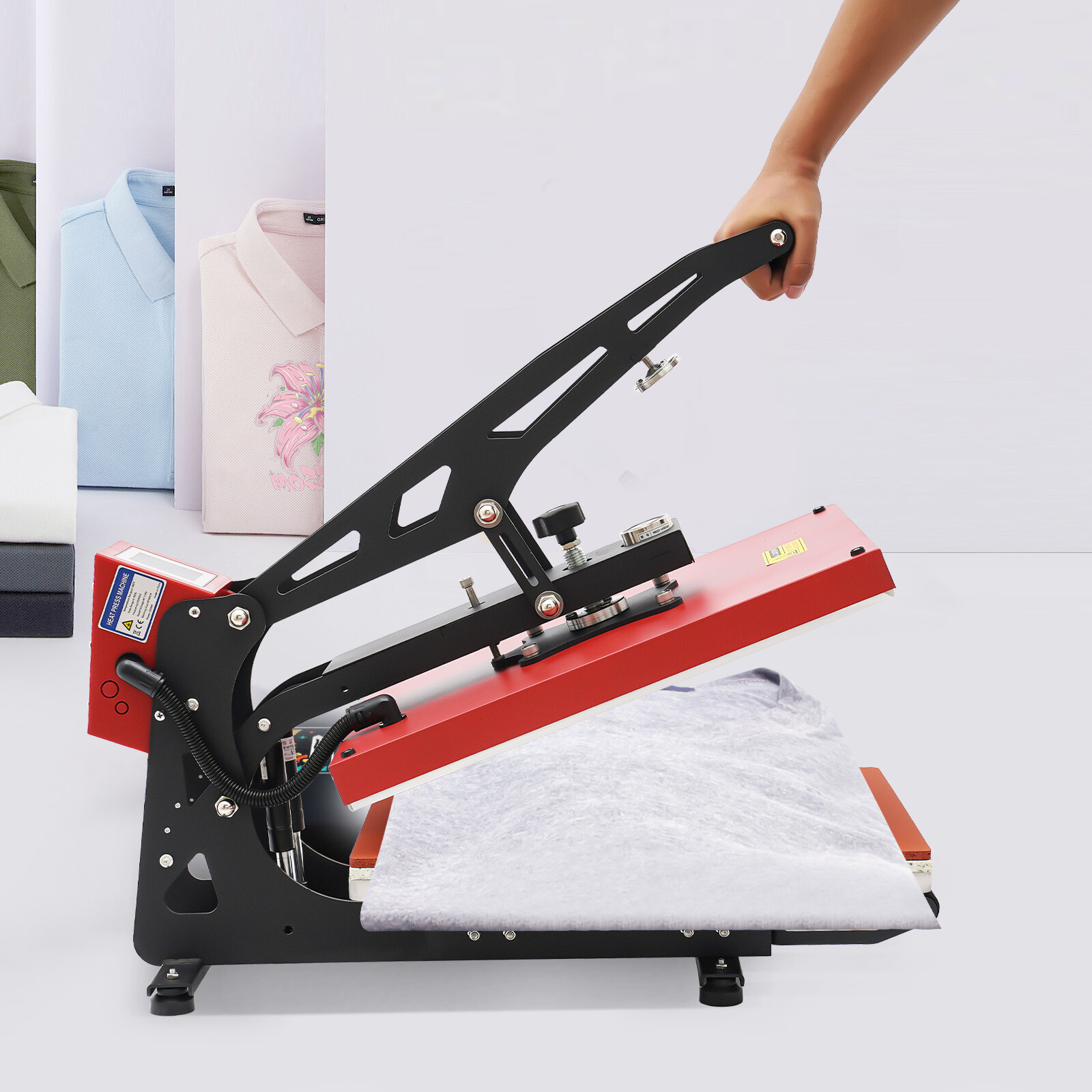 16”x20" Heat Press Machine Auto Open Clamshell Sublimation Heat Press Transfer