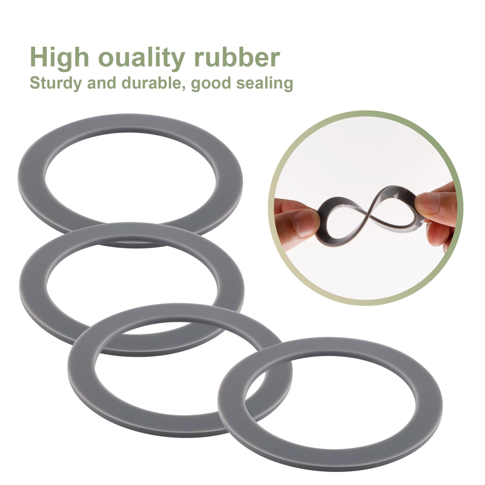 6Pack Rubber Gaskets Sealing ORing Compatible with Oster Blender Replacement ...