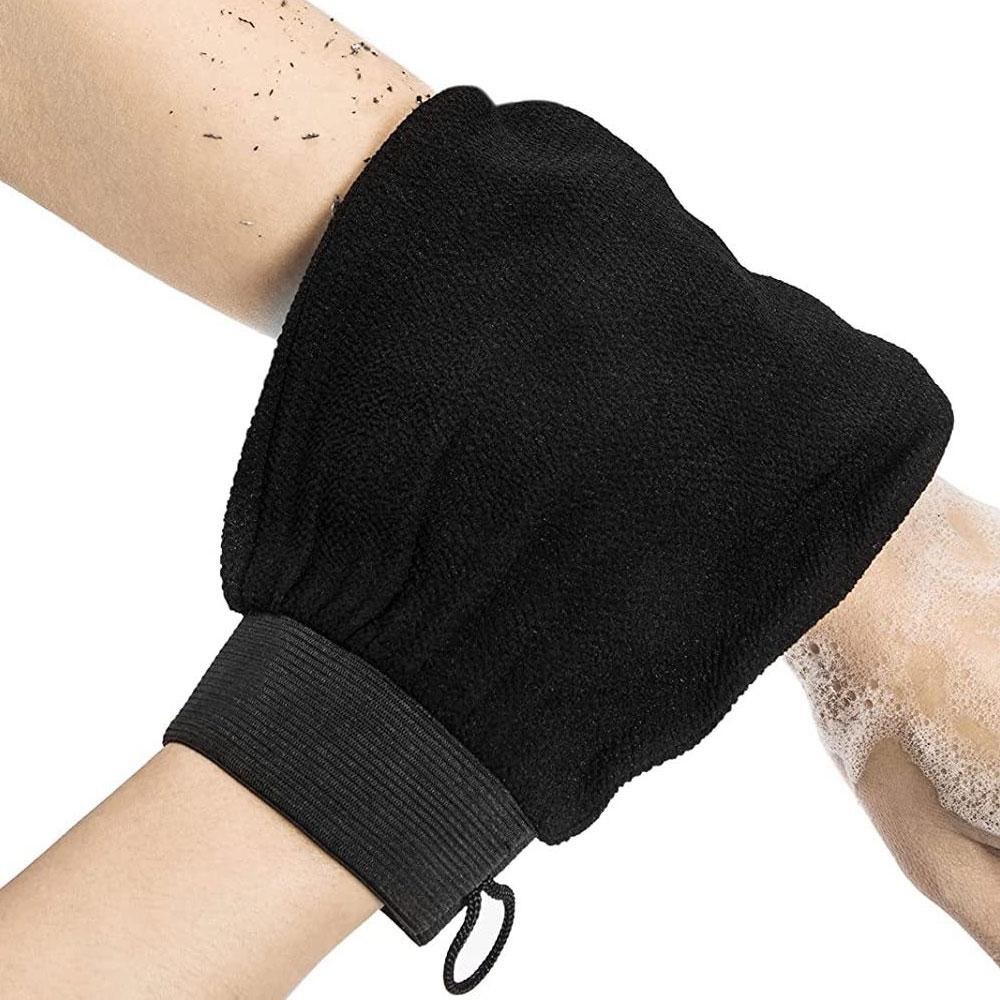 Moroccan hammam exfoliating glove painless scrub removes dead skin body massage