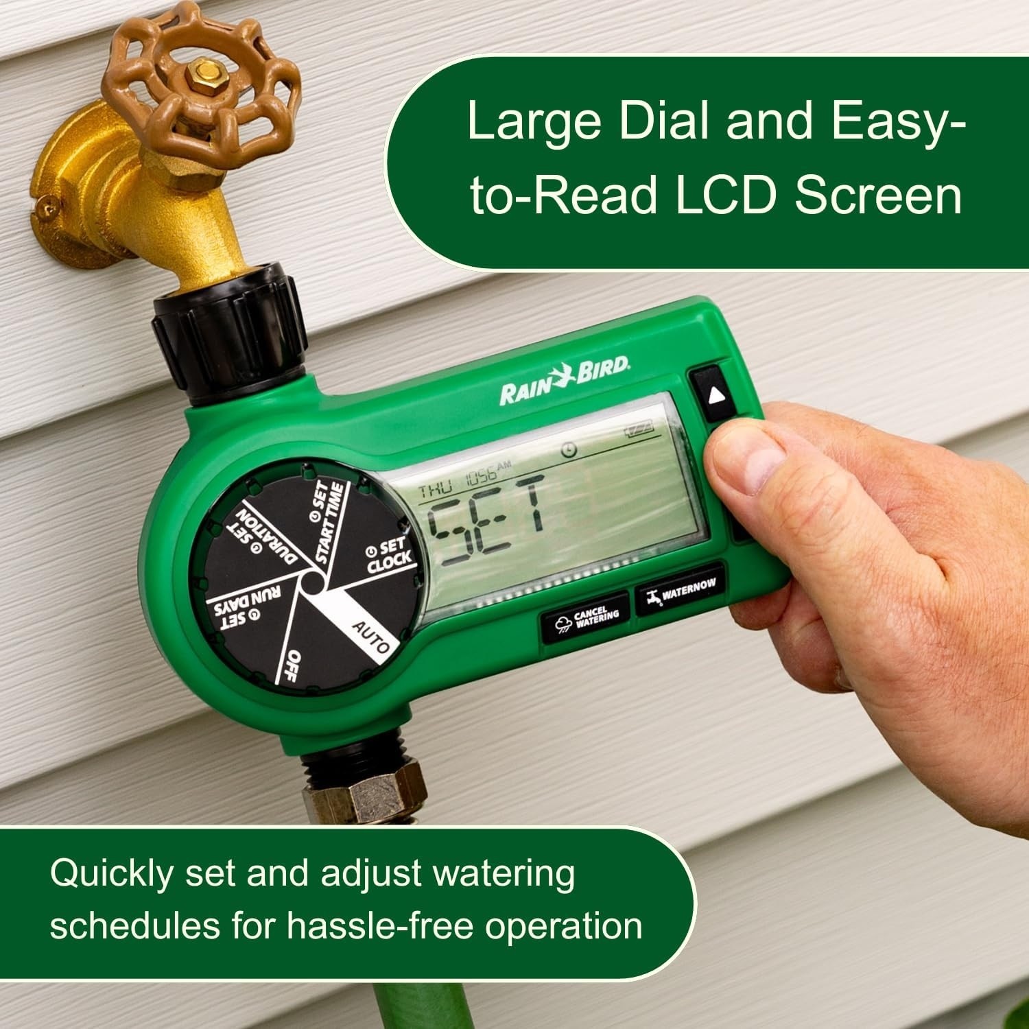 5 BSP Thread Rain Bird Hose End Timer/Controller Europe EXPORT ONLY NOT FOR USA