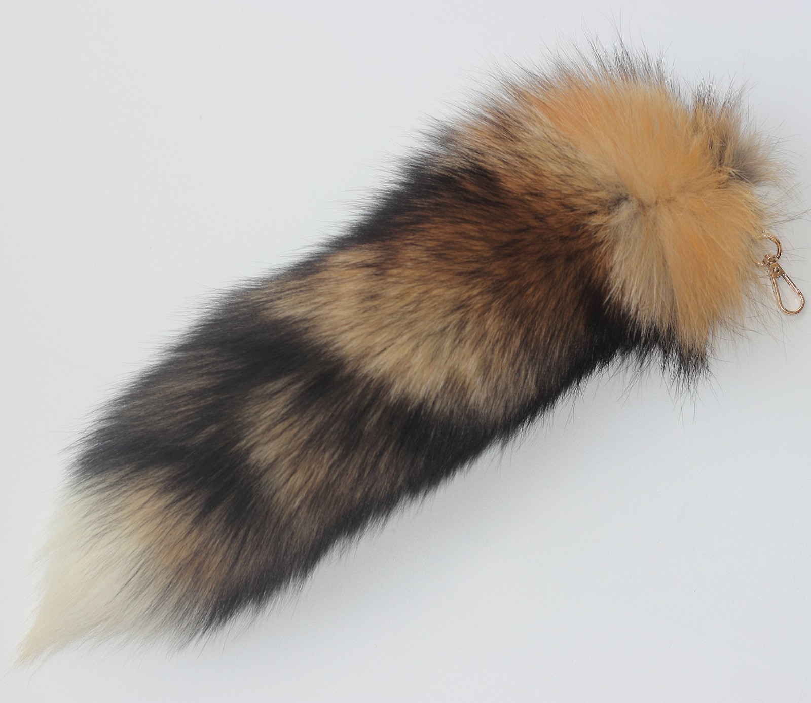 Huge Fluffy Fox Tail Fur Cosplay Keychain Handbag Accessory Tassel Hook