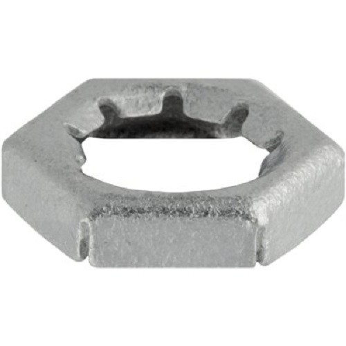 Auveco - 3975 - Hex Palnut 3/8-24 Thread 9/16 Hex Zinc (100 Pieces)