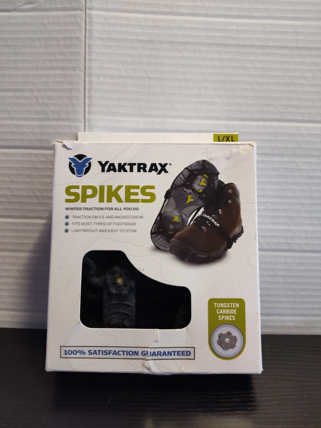 Yaktrax spikes - Large/XL Winter Traction Footwear Traction for Snow/ICE
