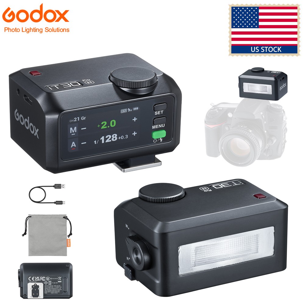 Godox Flash Godox iT30Pro N iT30ProN Mini TTL Touchscreen Flash for Nikon Camera