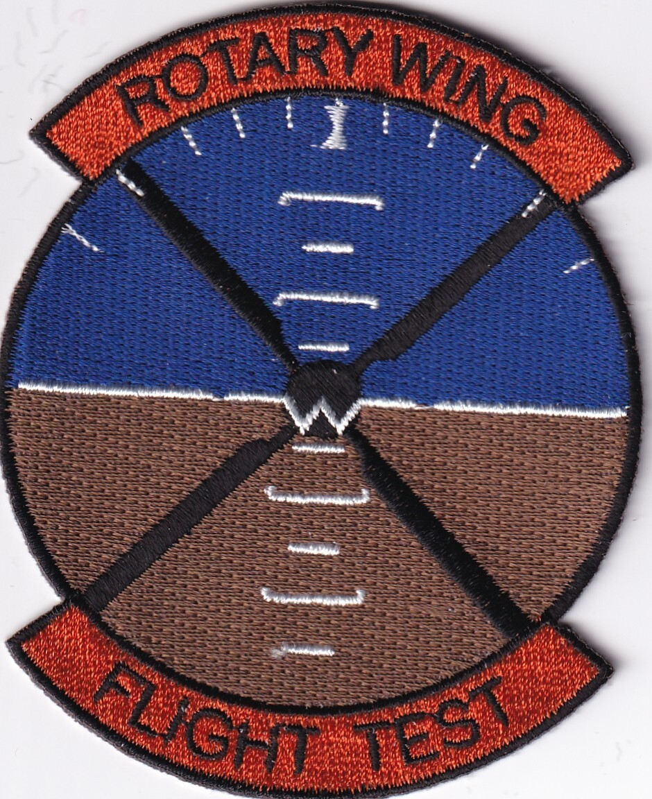 Rotary Wing Flight Test patch USN US Navy Aviation