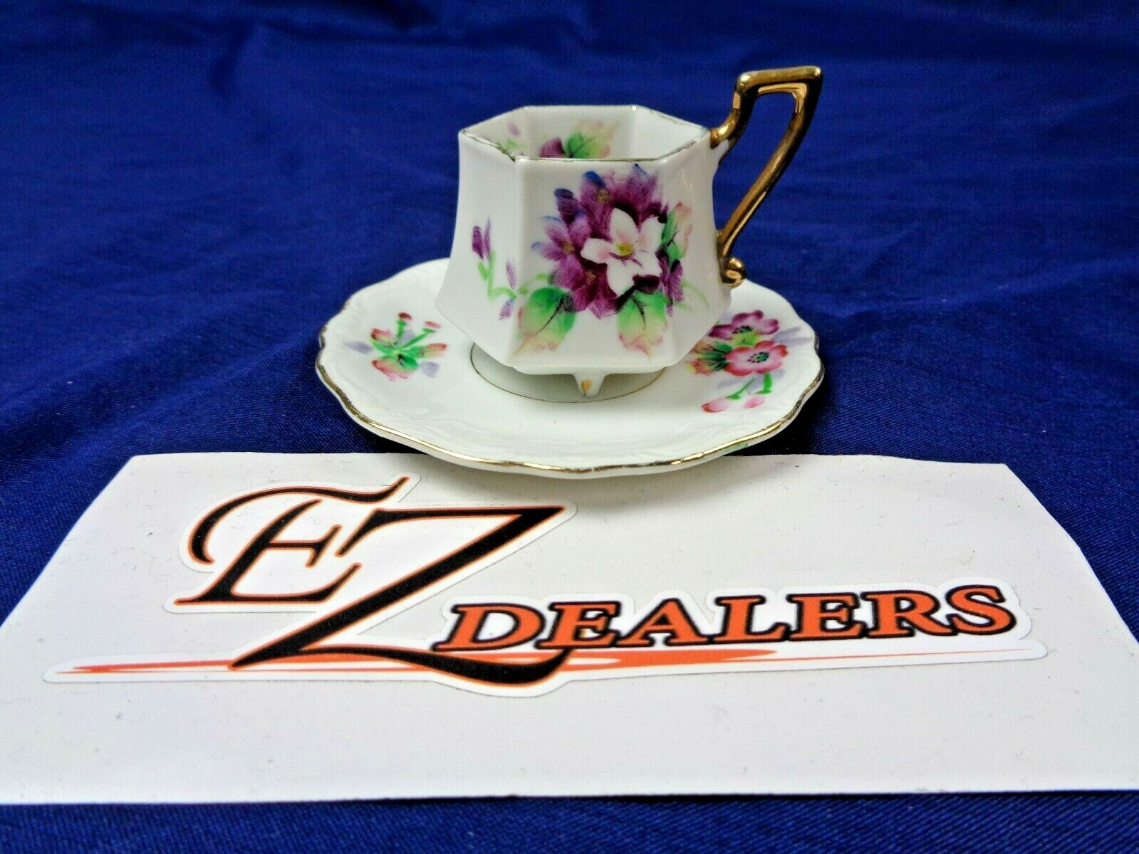 Mini Japen Hand Painted Tea Cup and Saucer