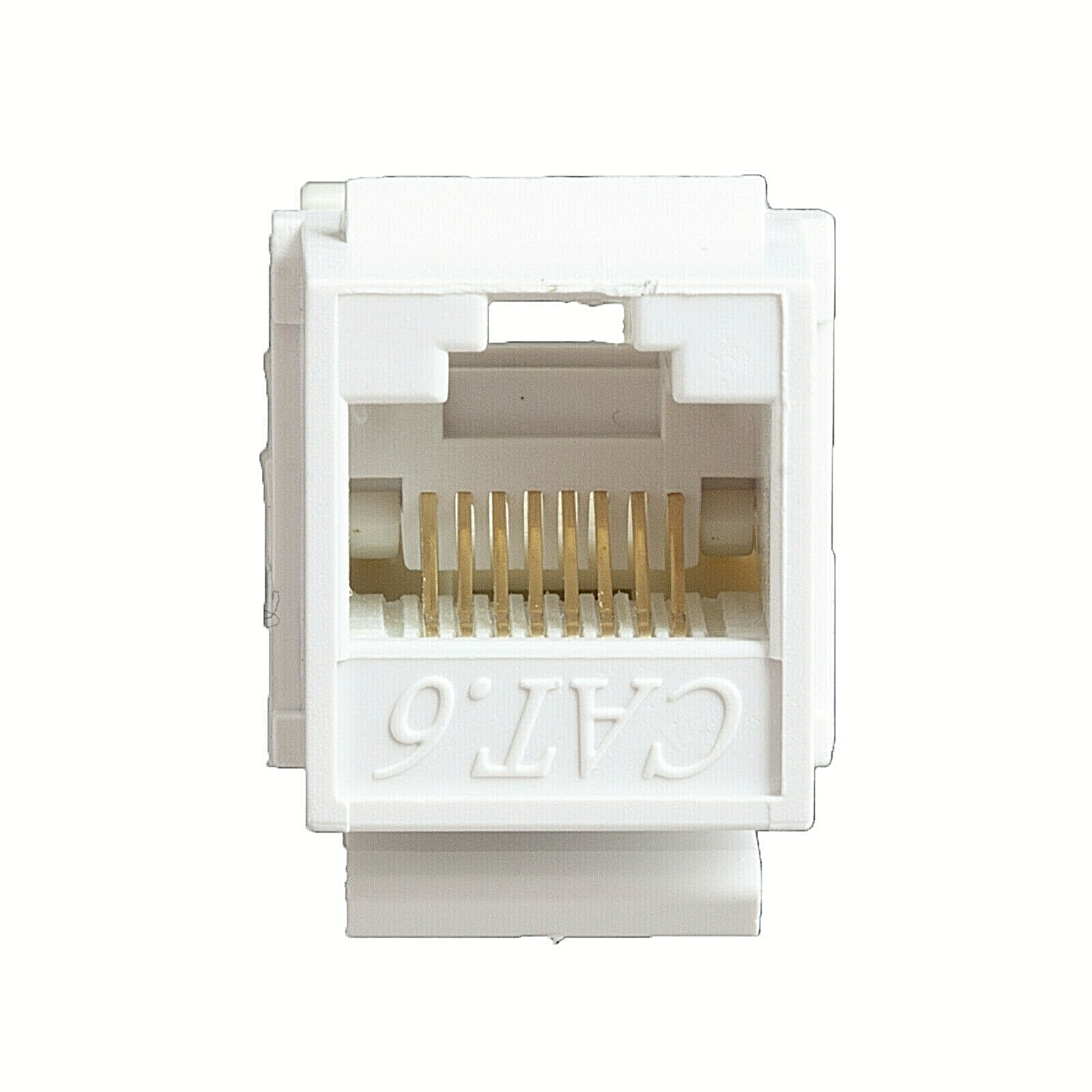 Cat6 Jack White UL Listed - 100 Pack