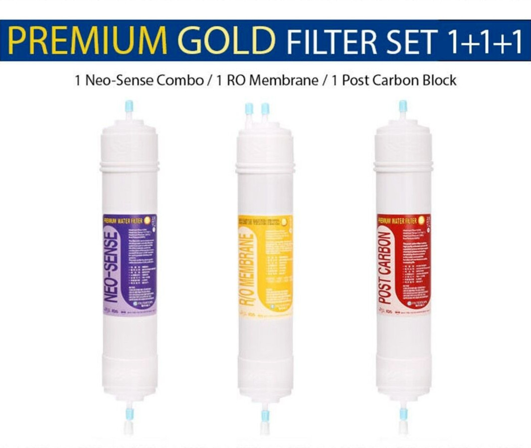 COWAY WATER FILTER SET CHP-06EL 06ER M 06EU (NEO SENSE RO MEMBRANE POST CARBON)