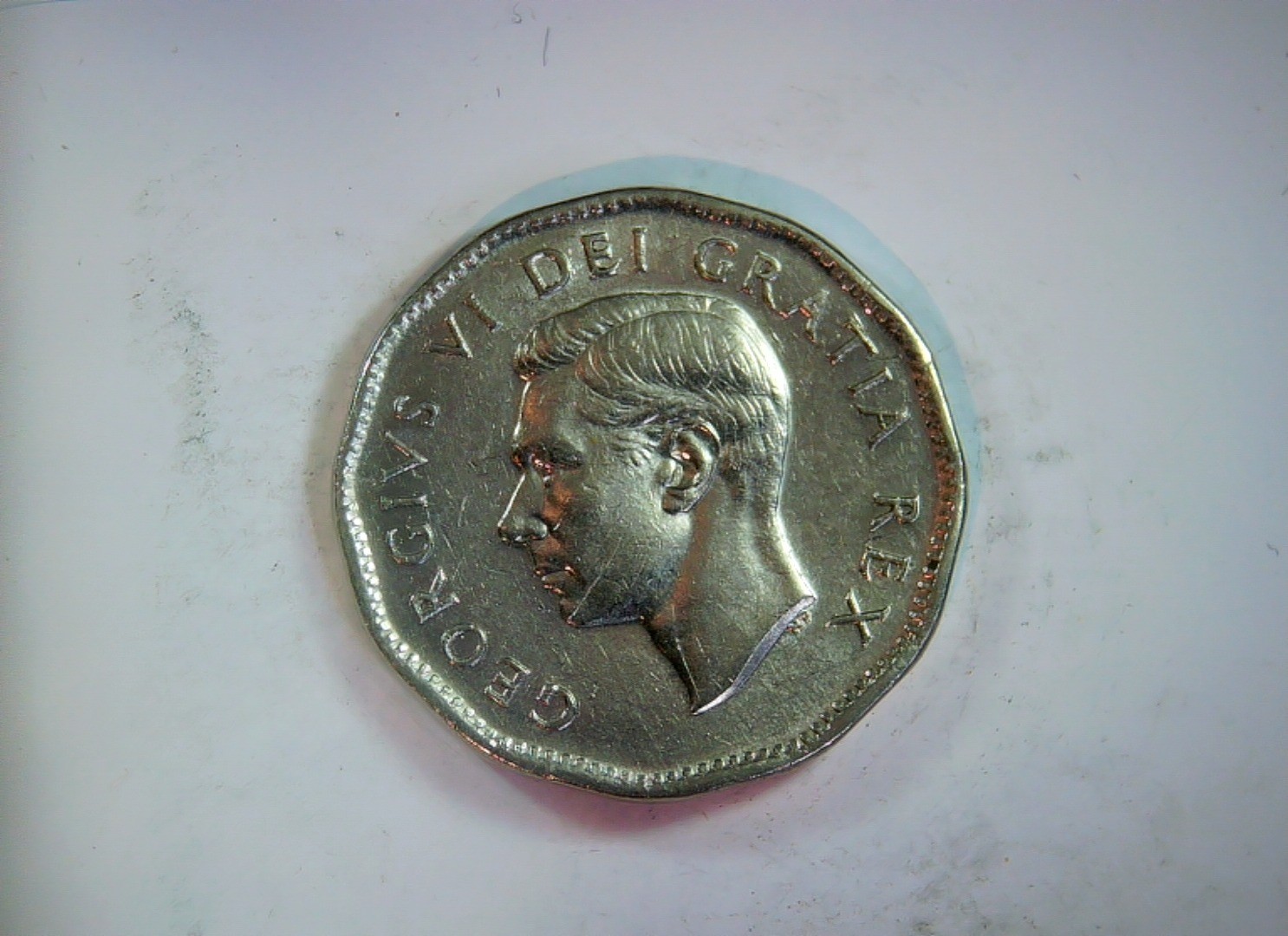Canada 1950 5 Cents Canadian Beaver (George VI) Coin