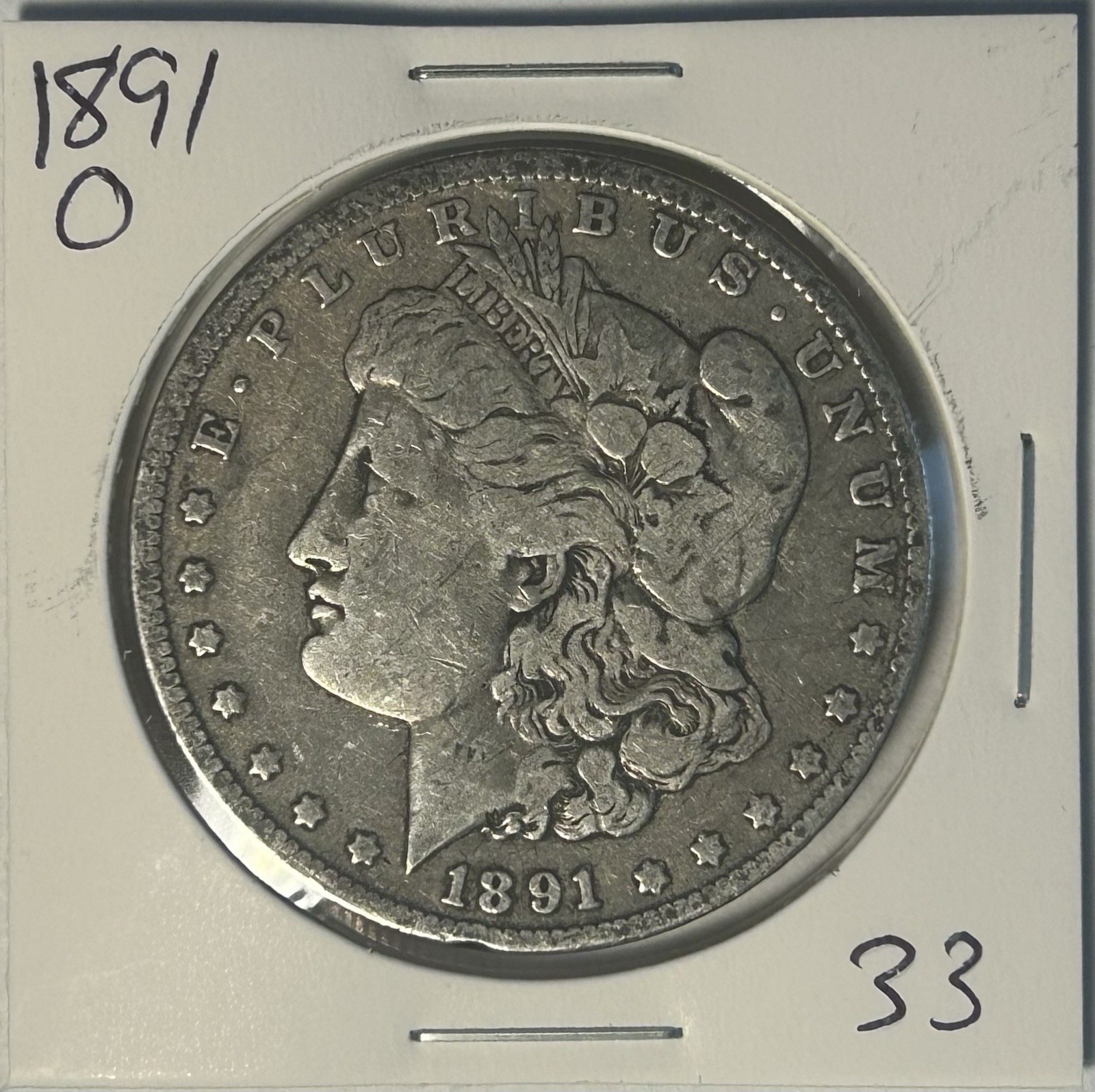 1891-O Morgan Silver $1 Dollar Coin