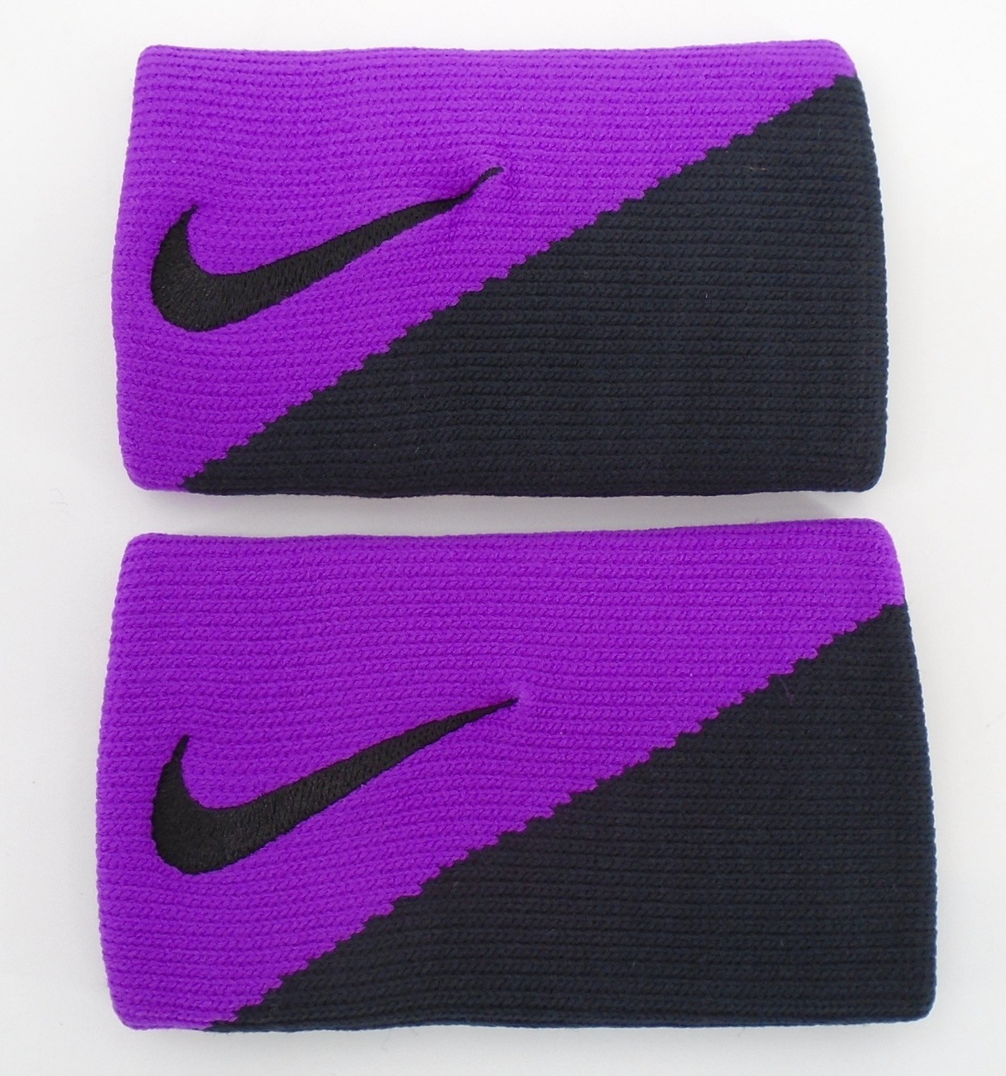 Nike Dri-Fit Doublewide Wristbands 2.0 Adult Vivid Purple/Black
