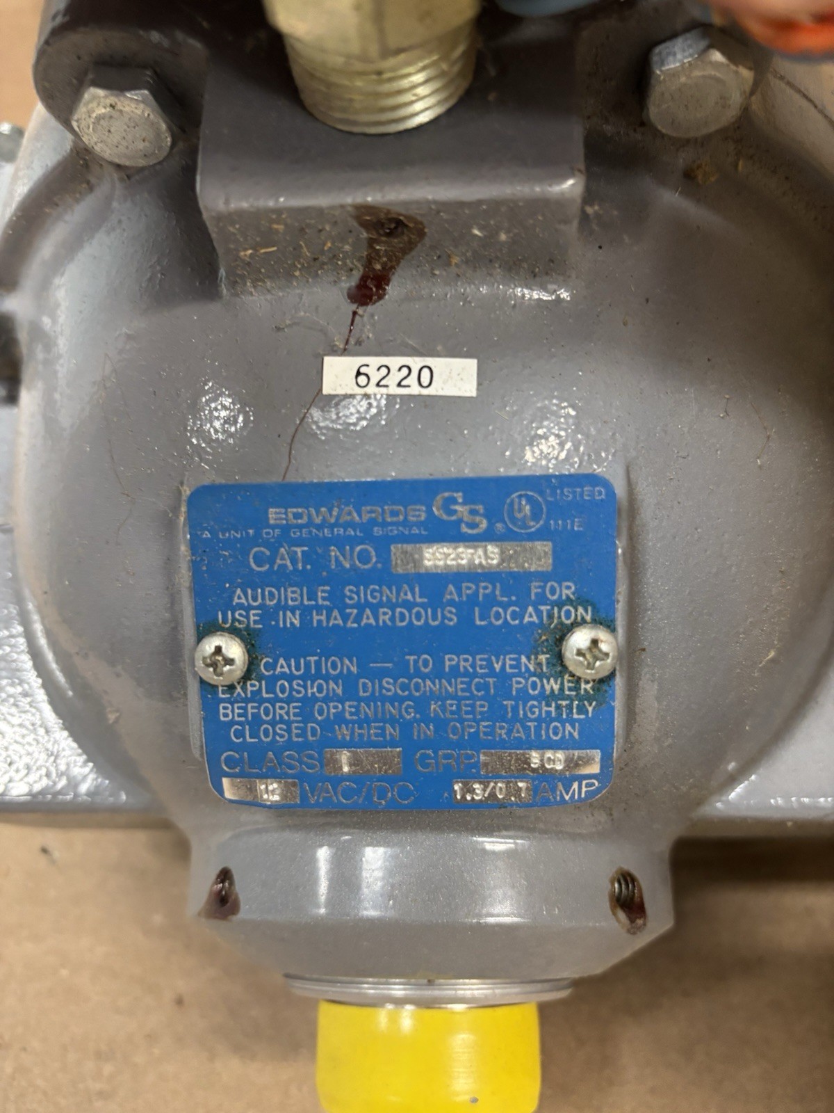 Edwards GS 5523-AS Audible Signal Driver 120 AC/DC 5523AS