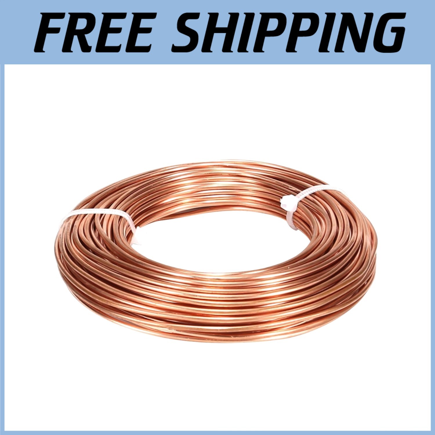 10 Gauge Copper Wire 31ft Spool - DIY Jewelry Craft Supplies