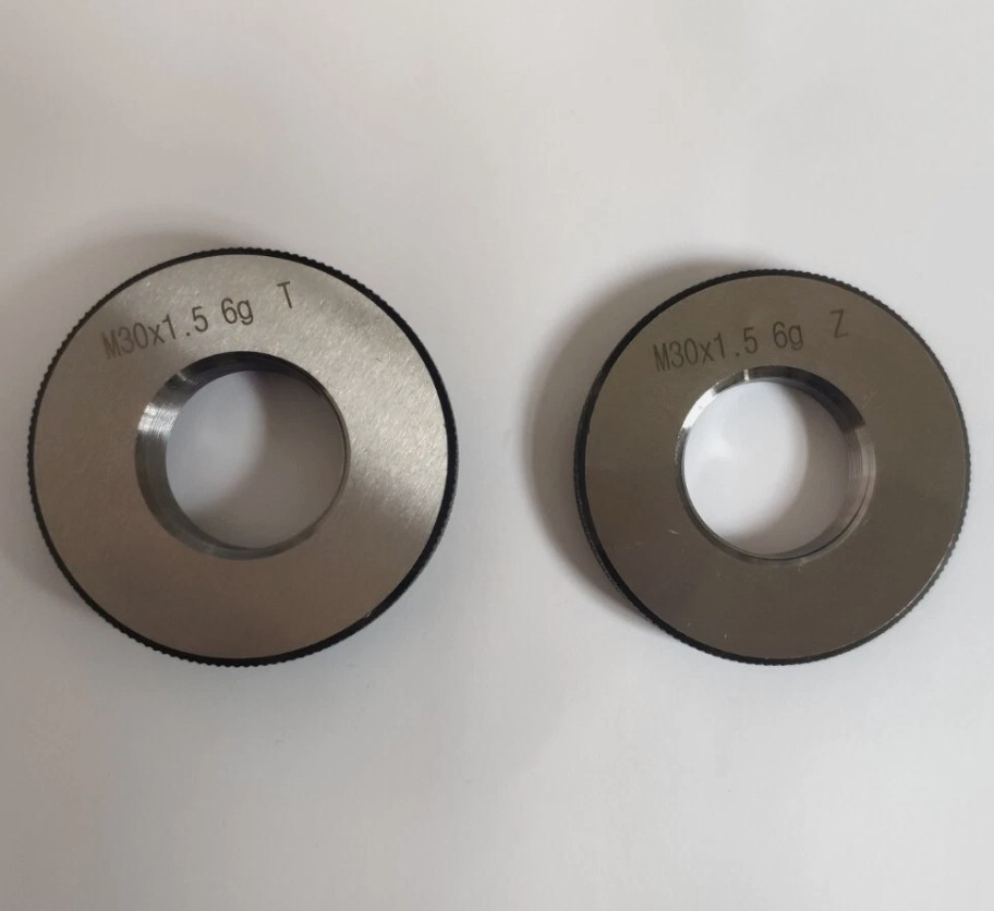 M30 X 1.5 Thread Ring Gage 6g Go Nogo 100% Calibrated 1 Set