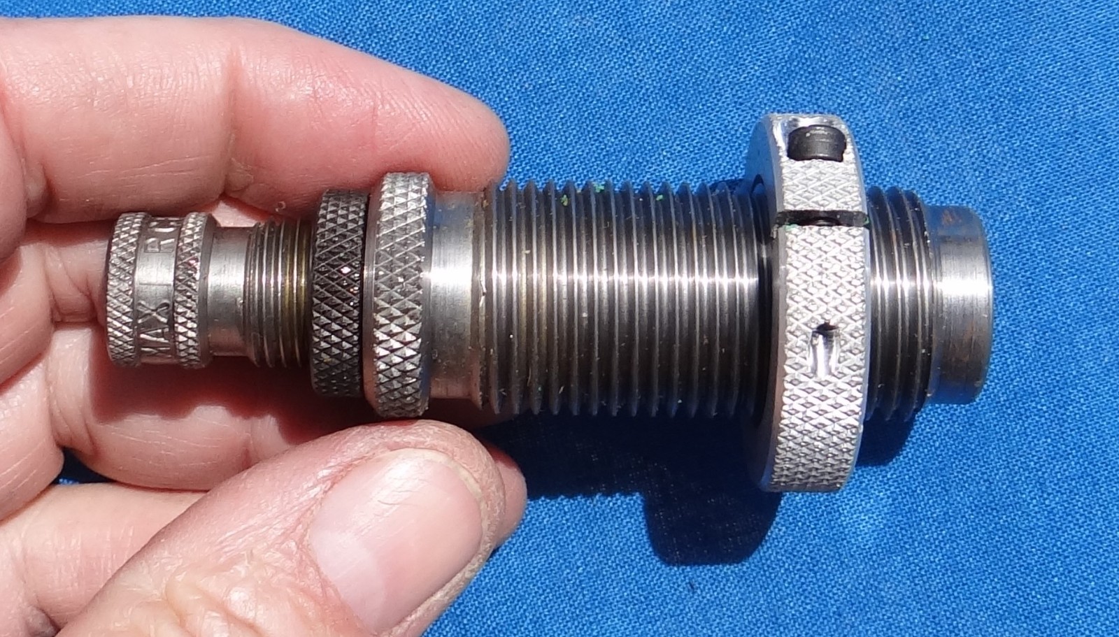 Un-Used RCBS 357 Maximum Max Reloading Die Set Steel Sizer Seat & Bell Dies