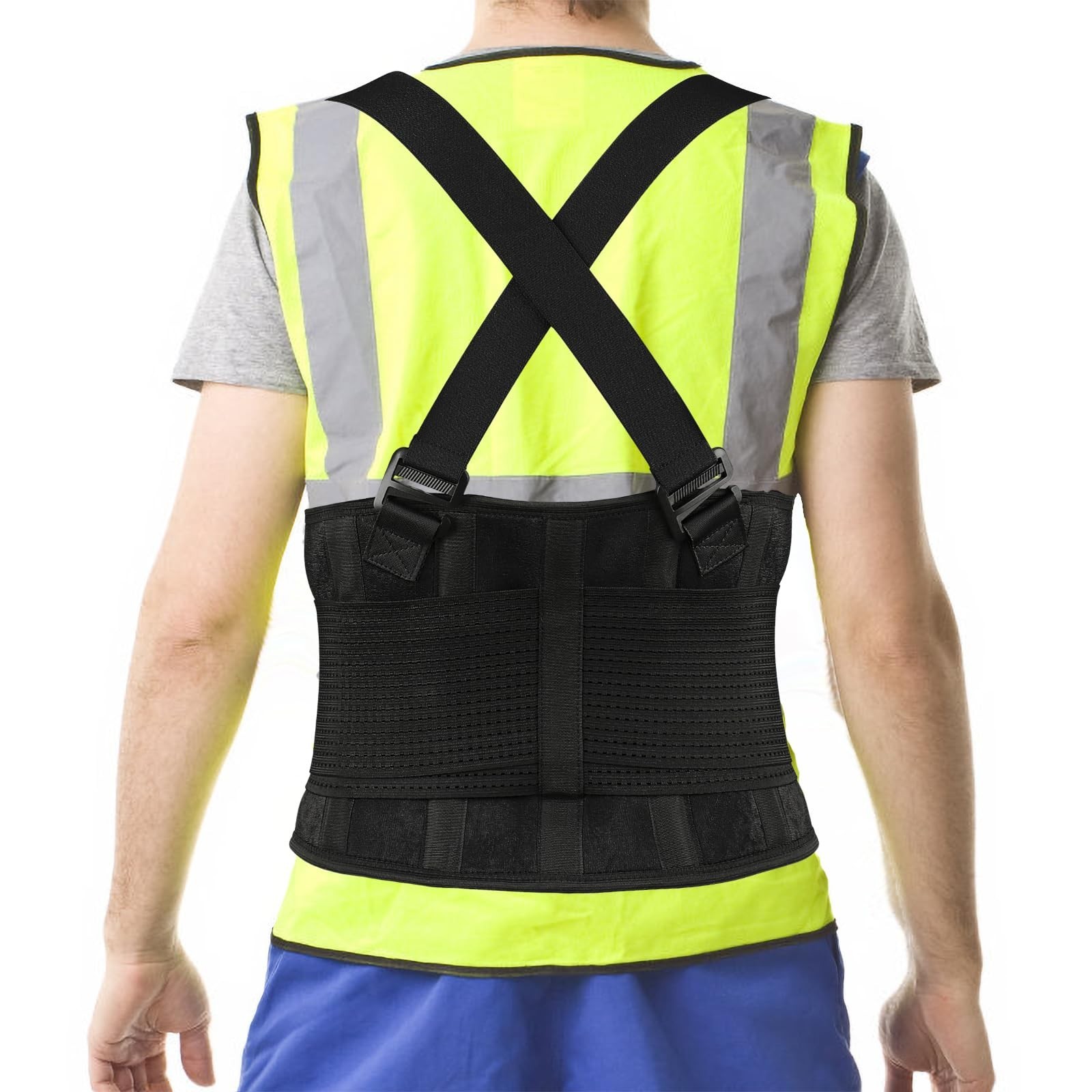 Back Brace for Lower Back Pain Relief - Back Support Belt for Women and Men,A...