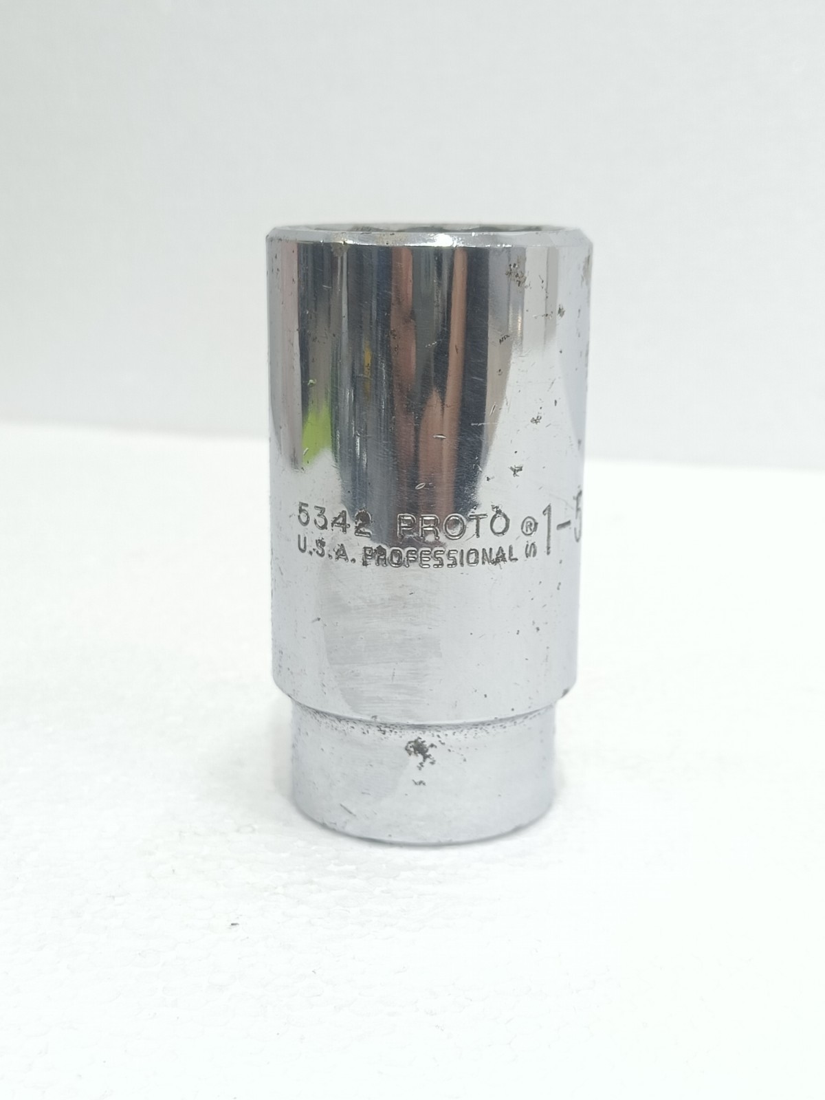 PROTO 5342 1-5/16 IN DEEP SOCKET 1/2 IN DRIVE 12 POINT CHROME PROFESSIONAL USA