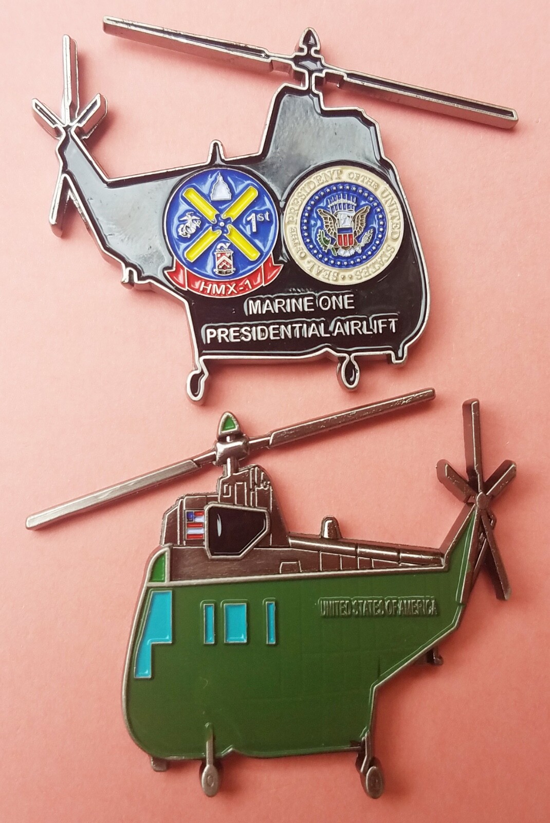 Marine One Presidential Airlift Donald Trump Challenge Coin 2" OCPM 108